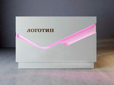 Reception. Front Desk. Checkout Area, 140x110x70cm
