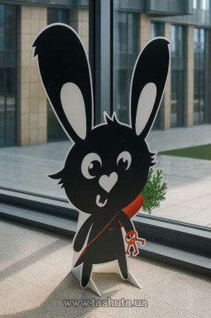 Figura reklamowa naturalnej wielkości (hardposter) z podporą PCV
