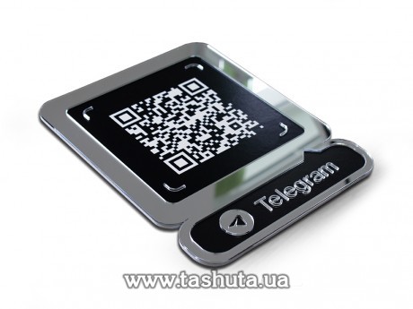 Tabliczka z kodem QR Viber, Telegram 300x380mm