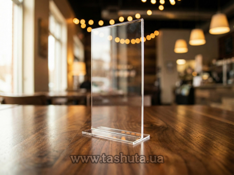 Настольный менюхолдер А6 (105х148) Т-образный