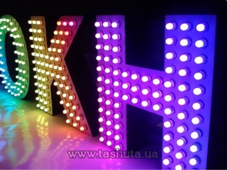 Litery LED z diodami SMART, h-300mm