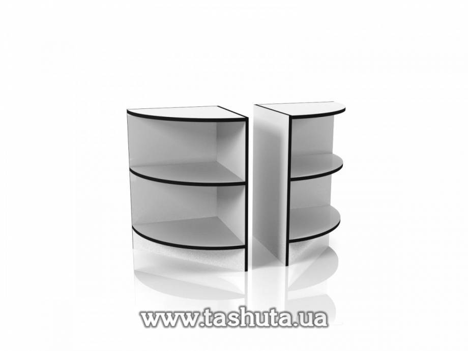 Semicircular Inner Corner Counter, Size 50x90x50cm