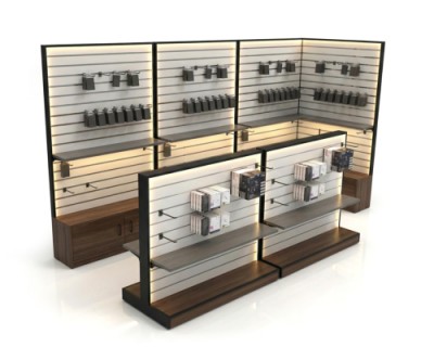 Slatwall shop furniture