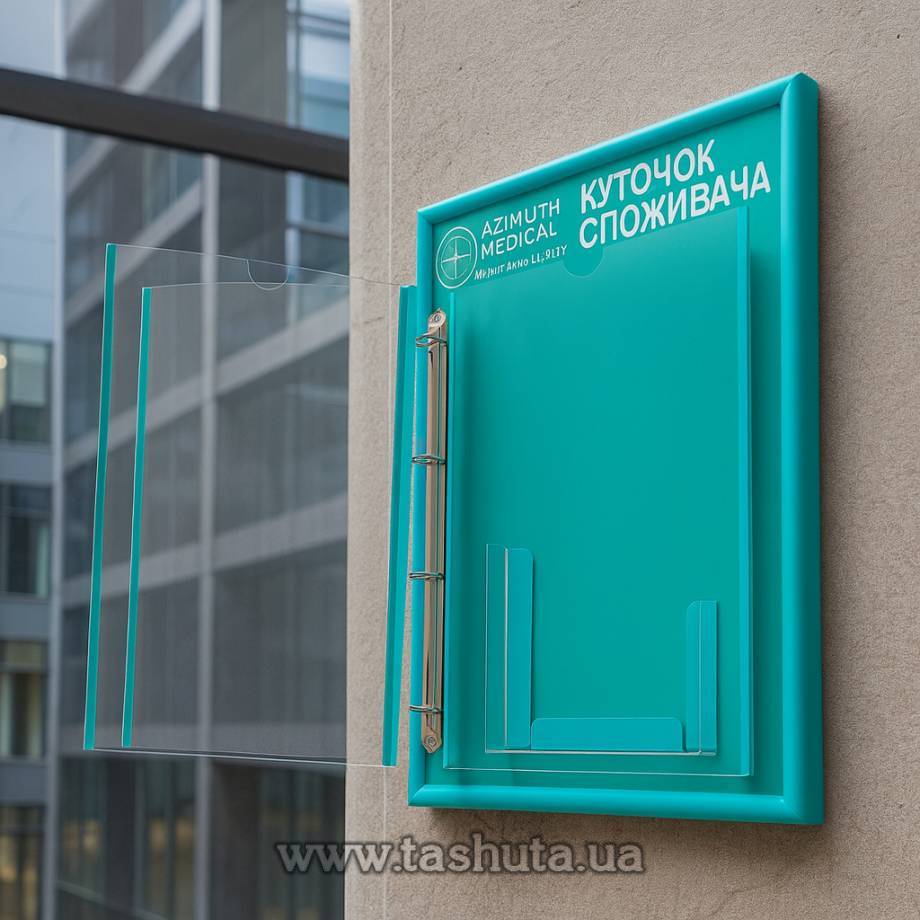 Board with Flip Sleeves, Book-Style Board 300x420mm