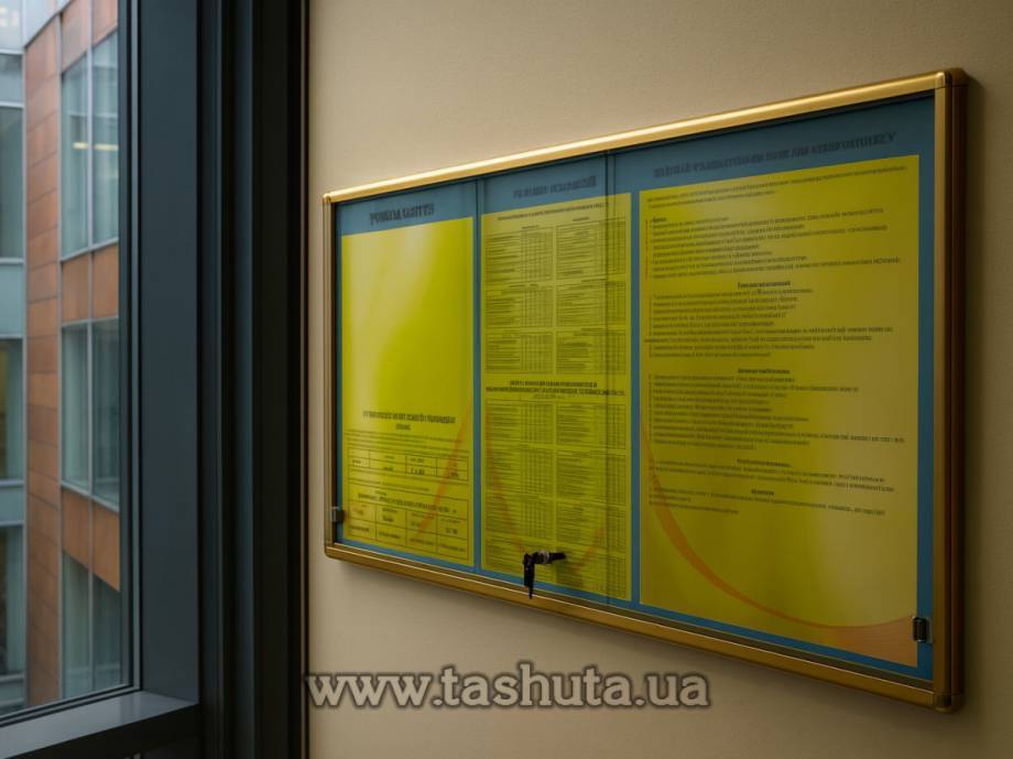 Lockable Display Case, 600x800mm