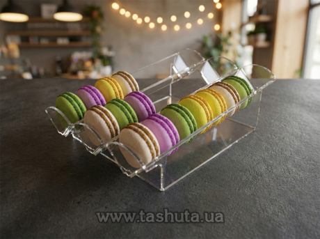 Подставка для макарун на 3 ячейки 165х80х260 мм