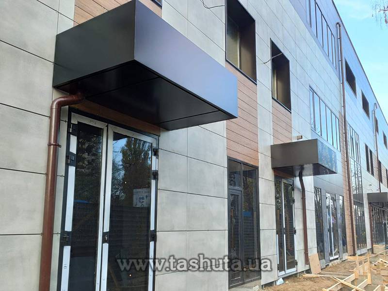 Rectangular Composite Entrance Canopy, 2000x500x1200mm