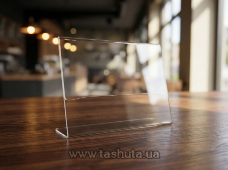 Подставка под меню L-образная  Евро (99х210) горизонтальная