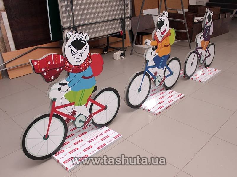 Double-Sided Life-Size Cut-Out on Composite Base