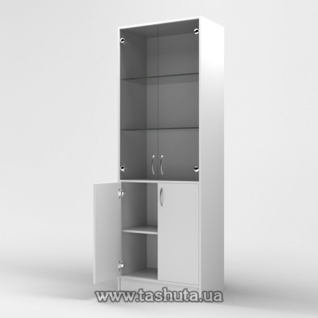 Шкаф для документов (стекло) 70х200х35см