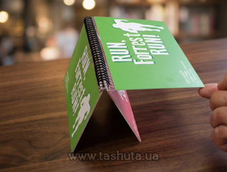 Табличка на стол перекидная 160х130, двухсторонняя