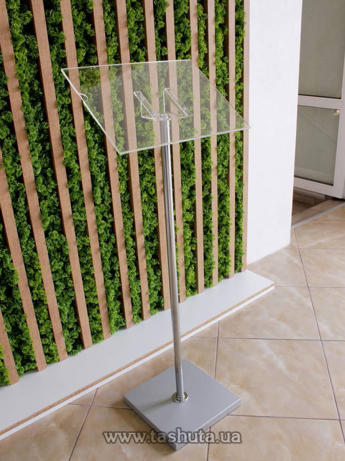 Inclined Advertising Stand with A3 Acrylic Pocket