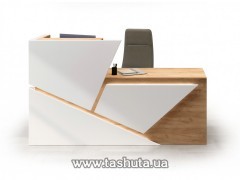 Biurowa lada recepcyjna „Pryzmat”, 250x120x62 cm