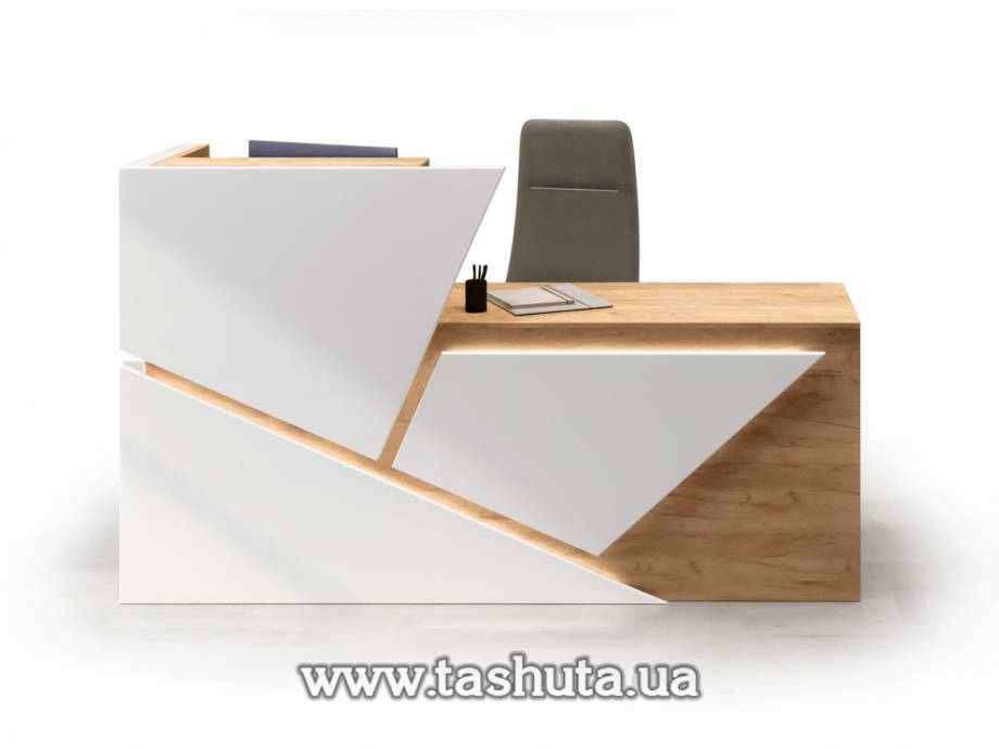 "Prism" Office Reception Desk, 180x120x62cm