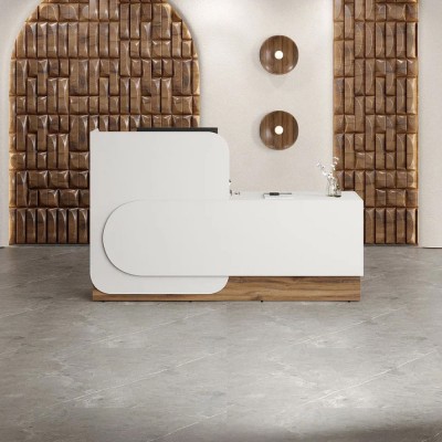 "Scandi" Office Reception Desk, 180x120x62cm