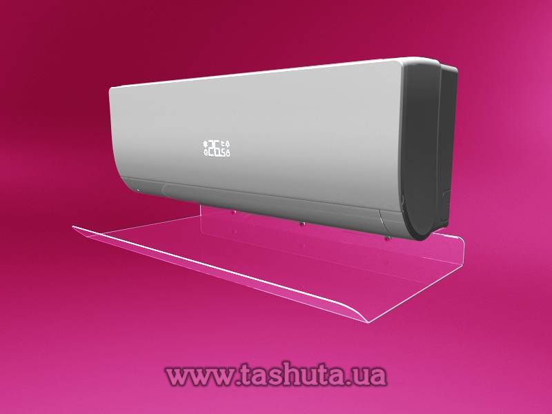 Acrylic Air Conditioner Protective Screen 700mm Wide (Deflector)