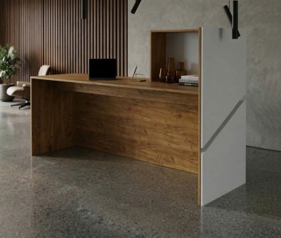 "Prism" Office Reception Desk, 180x120x62cm