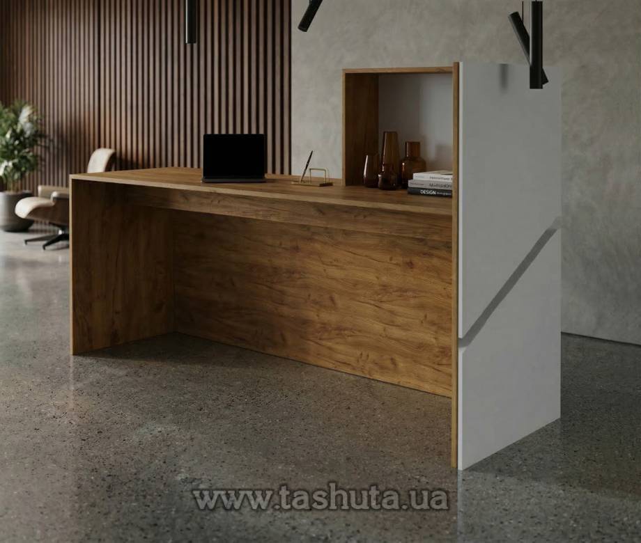 "Prism" Office Reception Desk, 180x120x62cm