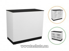 Кассовый стол с полками, размер 100х110х50см