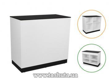 Checkout Desk with Shelves