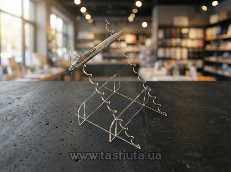 Акриловая подставка для ручек на 10 шт, 120х135х130 мм