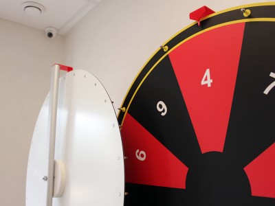 Wheel of Fortune on High Stand, Wheel Diameter 800mm