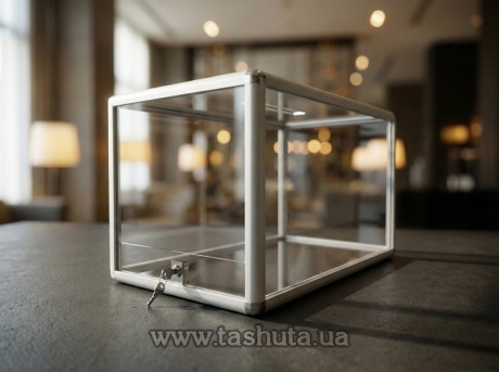 Skrzynka do głosowania z profilu aluminiowego 500x300x300mm