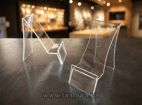 Підставка під мобільний телефон з цінникотримачем 55х120 мм