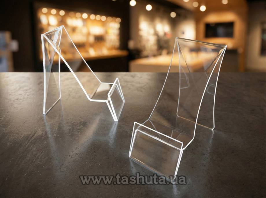Mobile Phone Stand with Price Tag Holder, 55x120mm