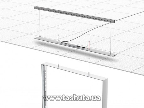 Kaseton tekstylny 80x120 cm z podświetleniem wewnętrznym, grubość 5cm