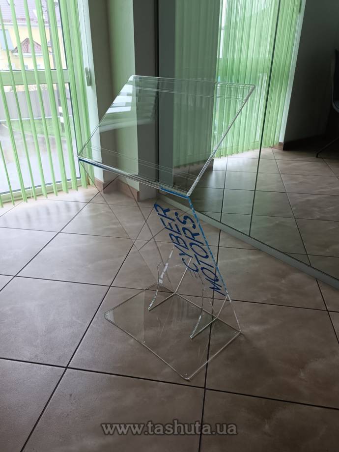 Acrylic Floor Stand for A4 Format, H=800mm