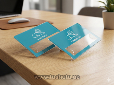 Пластиковый бейдж с полноцветной печатью,   65х35 мм