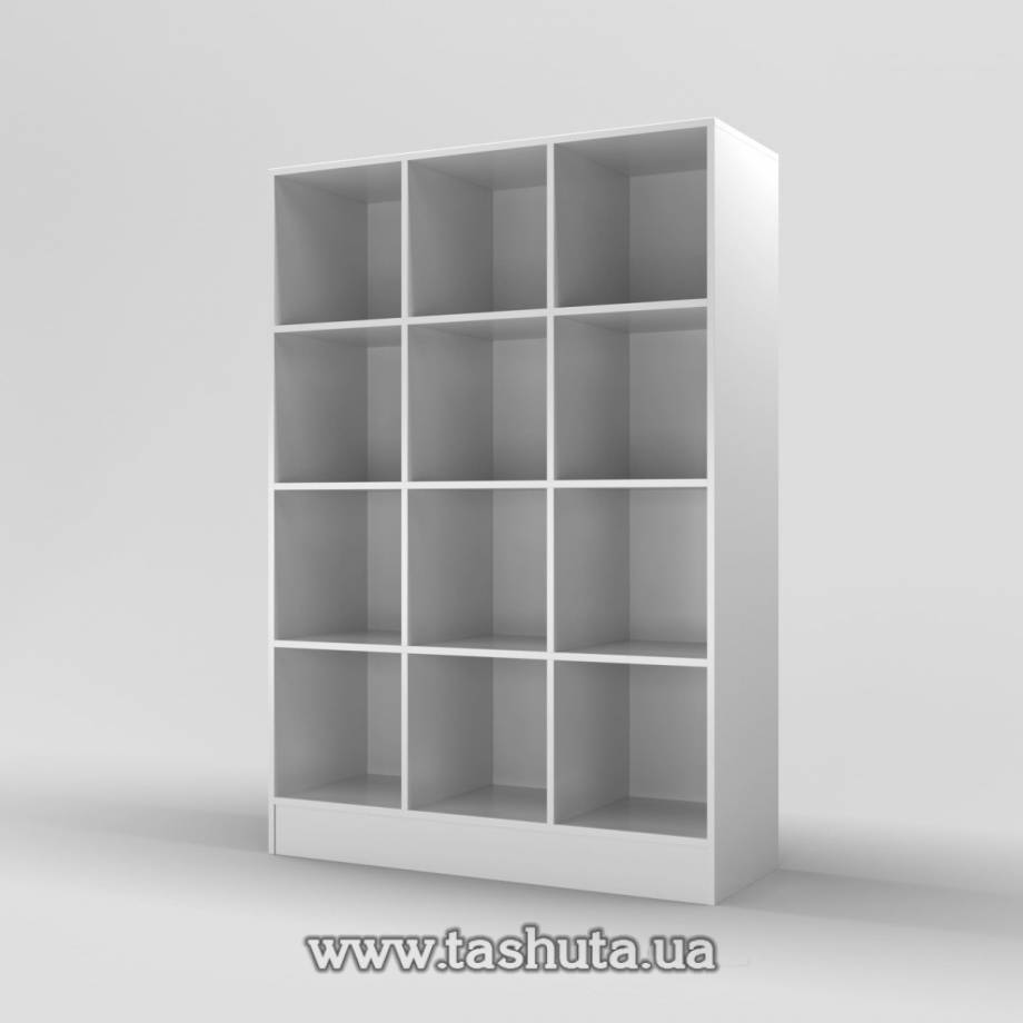 Стелаж пристінний 12 осередків 110х160х35см