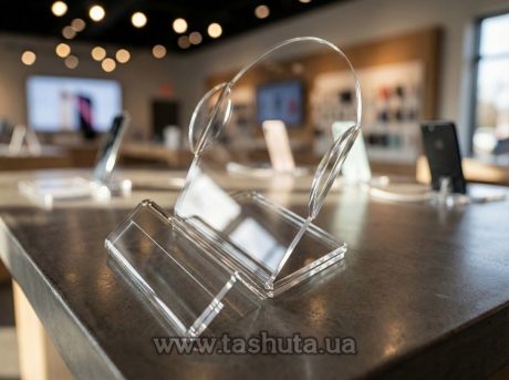 Подставка под мобильный телефон с ценникодержателем, 80х100 мм