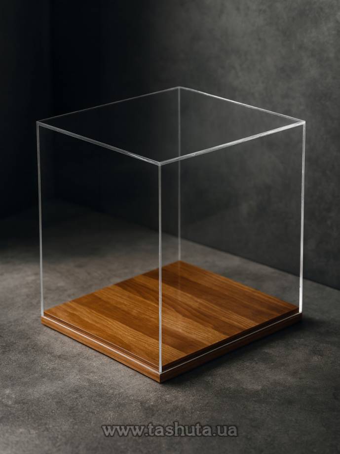 Protective Cover on Wooden Base 300x300x300