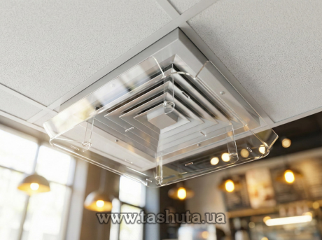 Экран для квадратной вентиляционной решетки размером 300х300мм