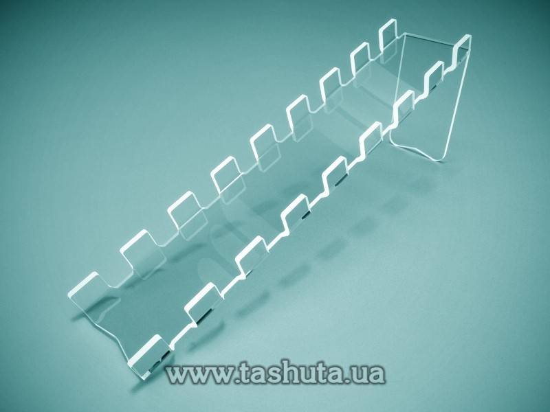 Acrylic Pen Holder for 8 pcs, 70x80x220mm
