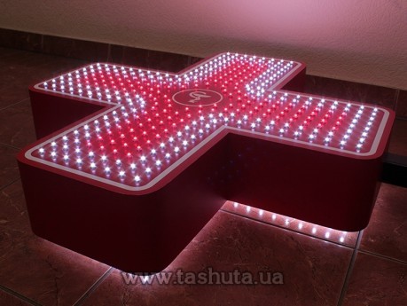 Krzyż LED z dynamiką EXPAND, 800x800mm