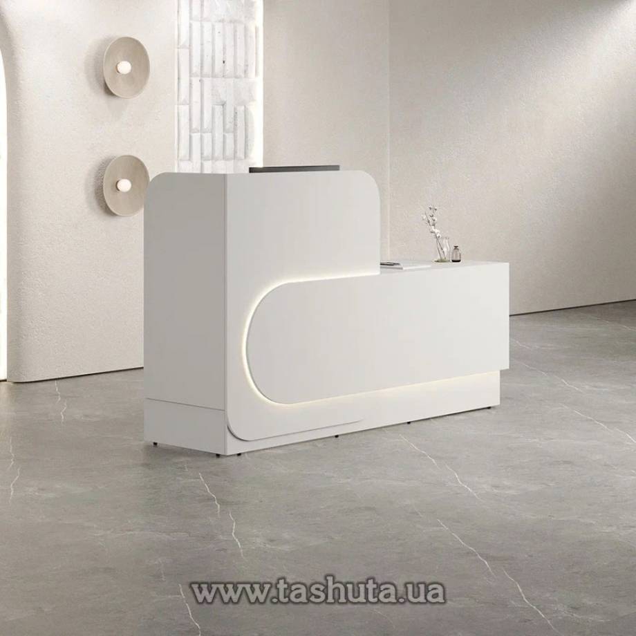 Офісна стійка ресепшн «Сканді», 220х120х62 см