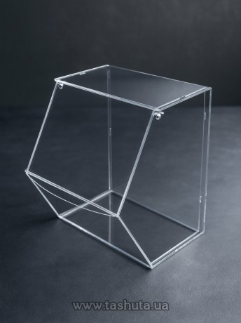 Akrylowy box, dyspenser na towar 184x200x170 mm