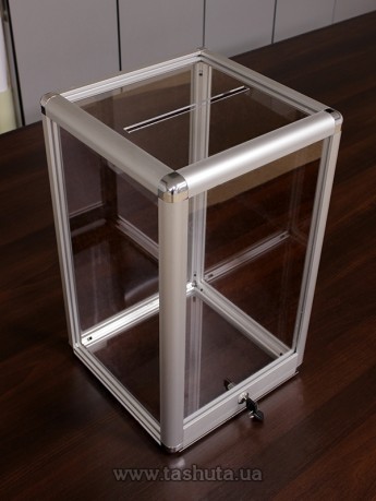 Skrzynka do głosowania z profilu aluminiowego 300x500x300mm