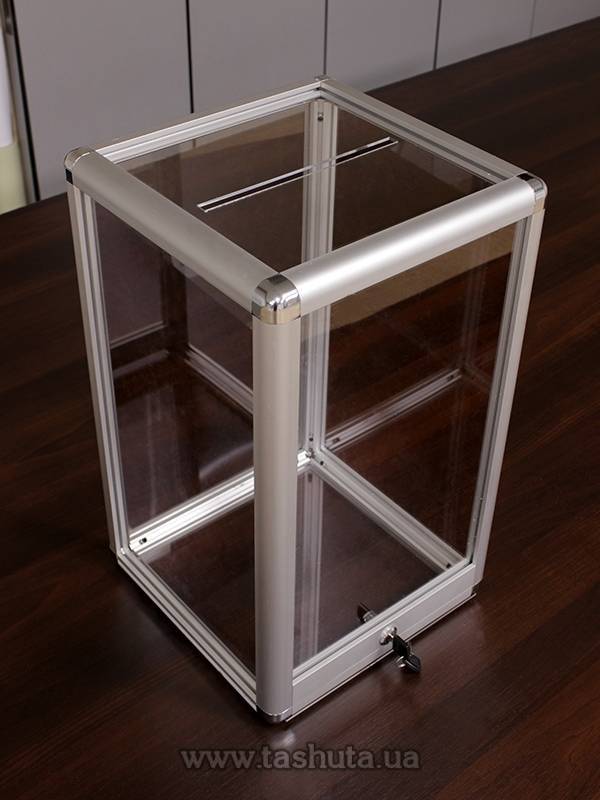 Aluminium Profile Ballot Box 600x300x300mm