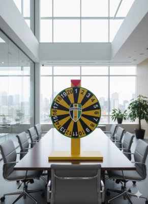 Chipboard Wheel of Fortune, Wheel Diameter 700mm