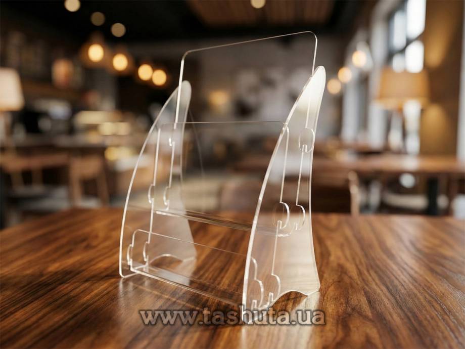 Tabletop Brochure Holder A5 (148x210) x 2 Compartments