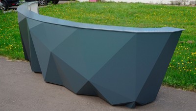 "Diamond" Reception Desk, 110x110x63cm