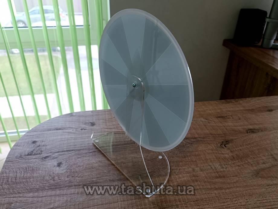 Tabletop Acrylic Wheel of Fortune, Wheel Diameter 300mm