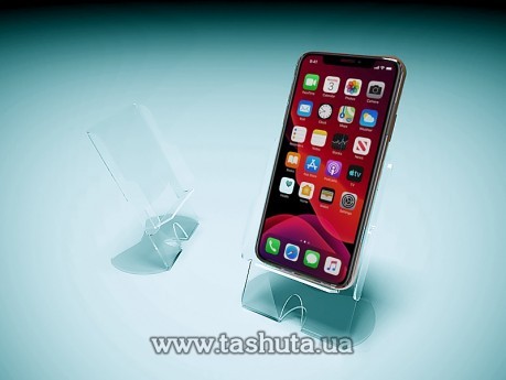 Акриловая подставка для смартфона, 80х115 мм