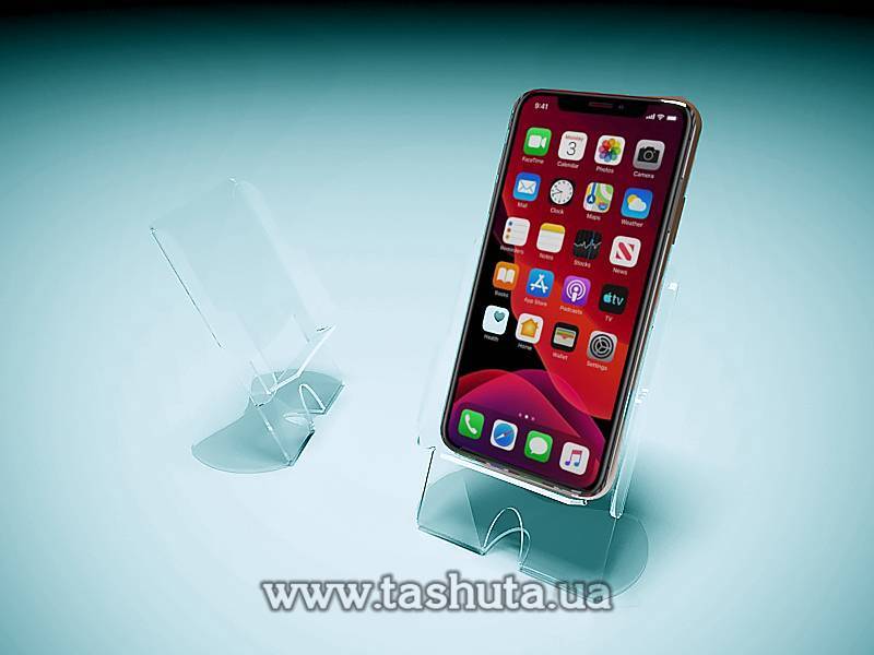 Acrylic Smartphone Stand, 80x115mm