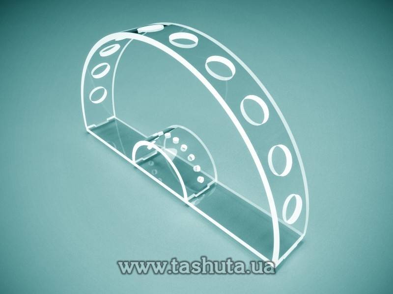 Acrylic Pen Holder for 10 pcs, 150x75x22mm