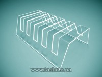 купить по низкой цене Прозрачная подставка для пяти тарелок 190х120х58 мм в Киеве